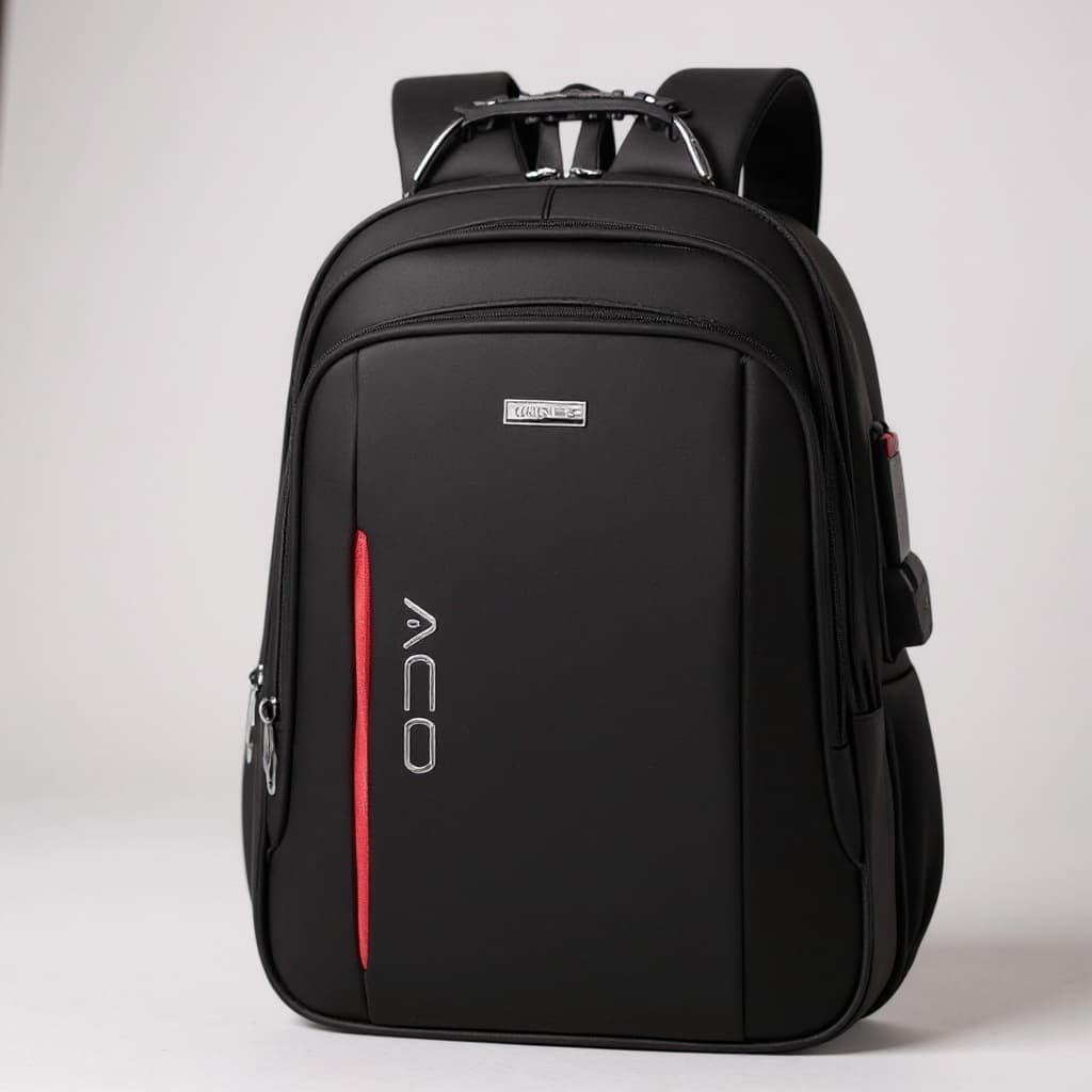 Mochila Notebook c/ Senha E Saida para USB/Fone de Ouvido Masculina Feminina Unissex Impermeável ACO