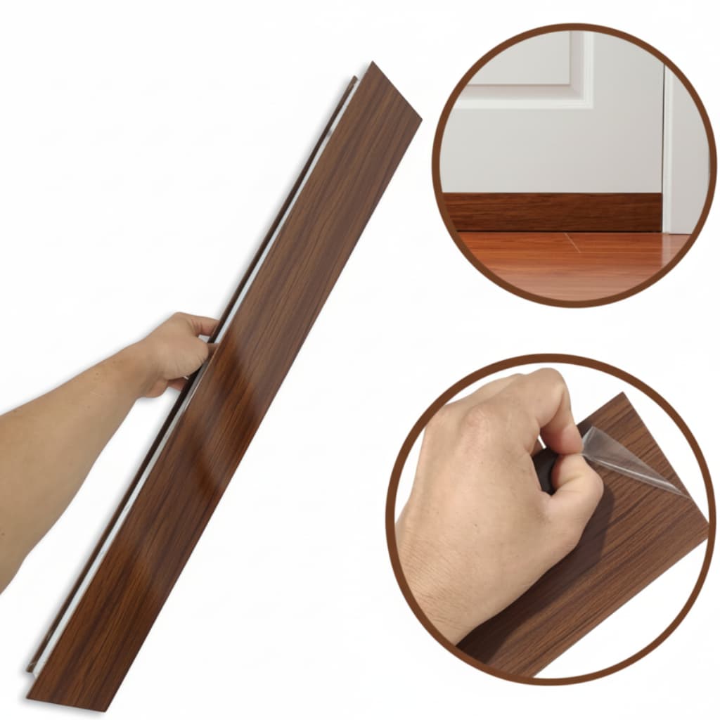 Proteção Para Porta Galvanizada Amadeirada Contra Umidade De 90cm 80cm 70cm 60cm