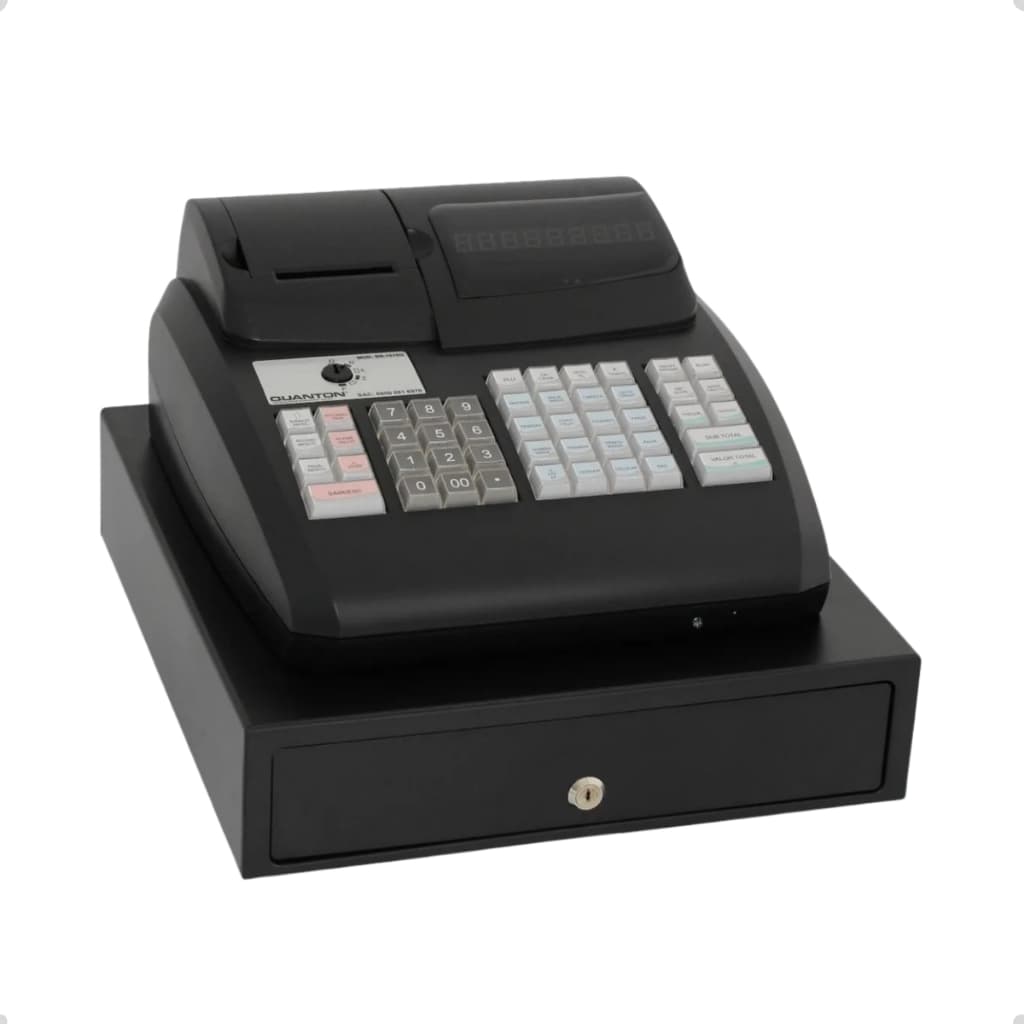 Caixa Registradora Quanton BR-1010G Bivolt com Impressora Térmica Controle de Vendas Comercial