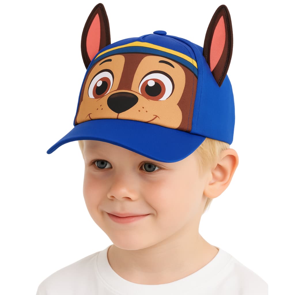 Boné Personagem Patrulha Infantil 3D Proteção Sol Verão Praia Piscina Férias Passeios