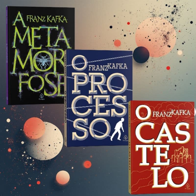 Box Franz Kafka: A metamorfose, O processo e O Castelo - 3 livros