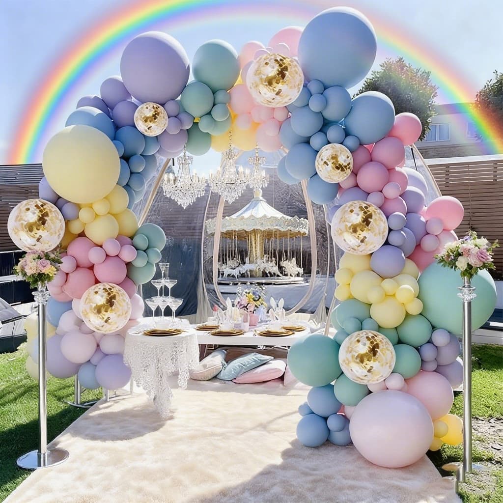 Kit 165 Peças De Balões De Luxo Para Festas e Aniversários - Balões Coloridos