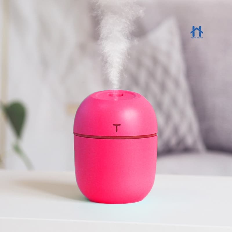 Mini Umidificador Difusor Aromatizador Portátil USB Led Purificador De Ar Casa Escritório Escola