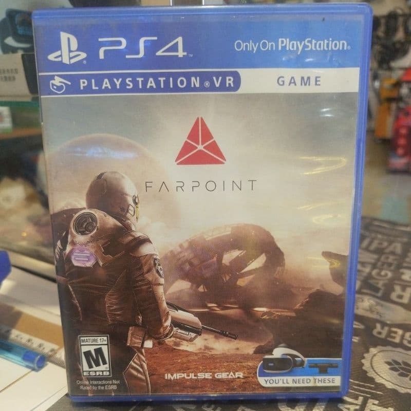Farpoint jogo PS4 físico pra óculos VR