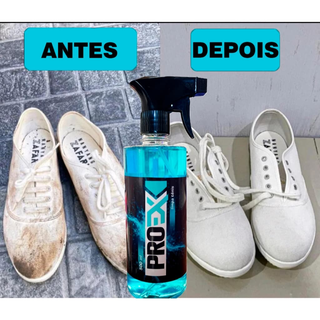 Limpa Tênis Spray Premium Proex Limpeza Profunda 500ml