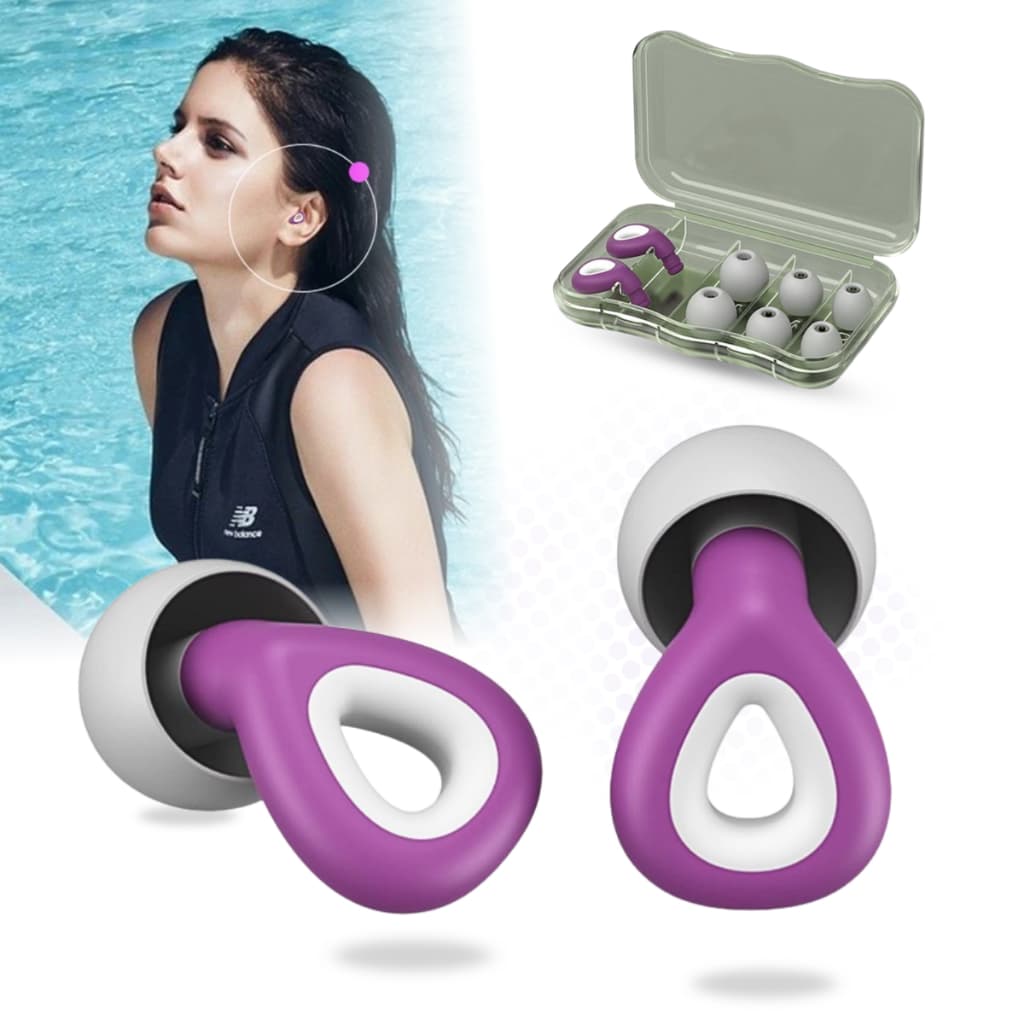 Abafador De Som Em Silicone Profissional 3 em 1 Tampão De Ouvido