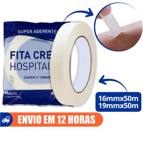 Fita Crepe Hospitalar Resistente Premium Ciex