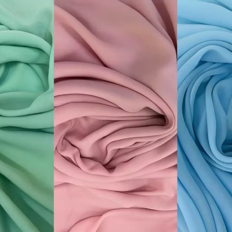 Tecido Musseline Chiffon Toque de Seda 1m x 1,50