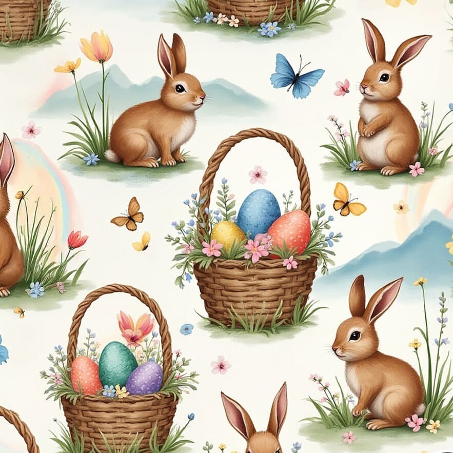 TRICOLINE DE PÁSCOA 1m x 1,50m tecido 100% algodão para decoração artesanato costura criativa