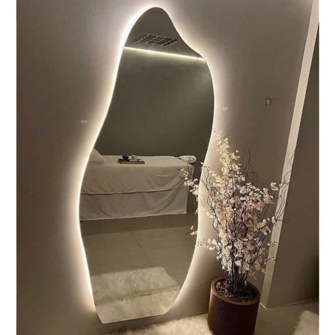 Espelhos com LED Lapidado – Diversos Modelos Modernos para Banheiro, Quarto, Sala e Maquiagem