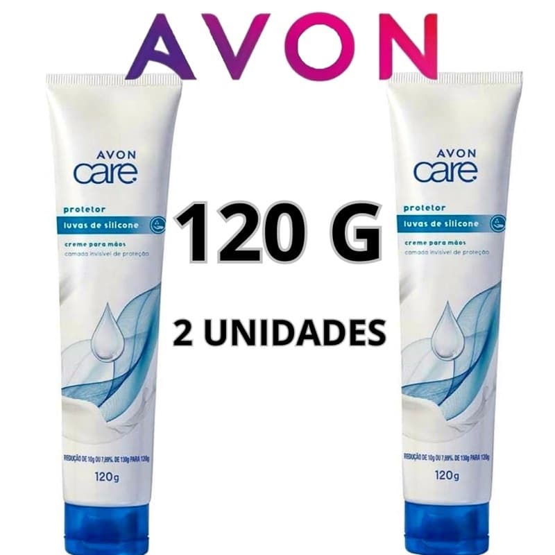Kit 2 Creme de Mãos Luva de Silicone 120g - Avon Care