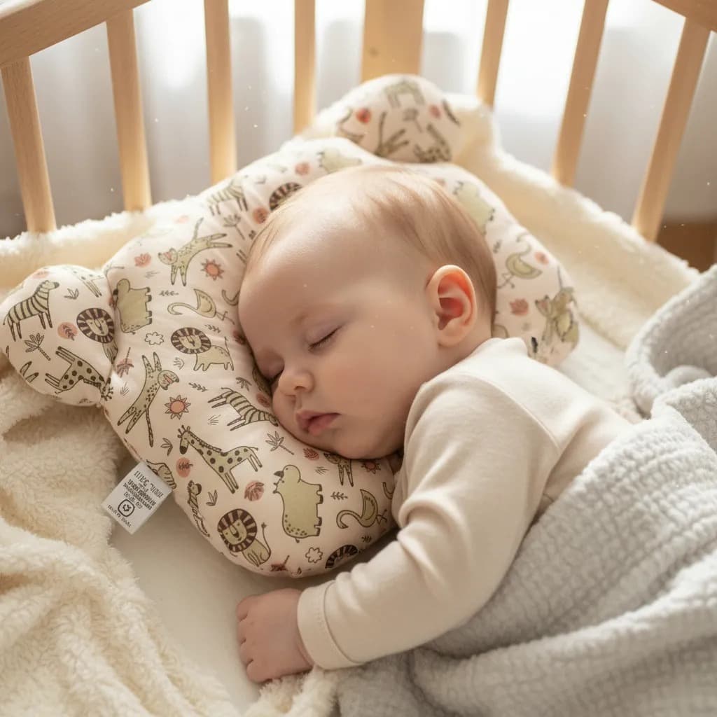 Travesseiro Almofada Rn Bebê Anatômico Para Bebê + Oferta