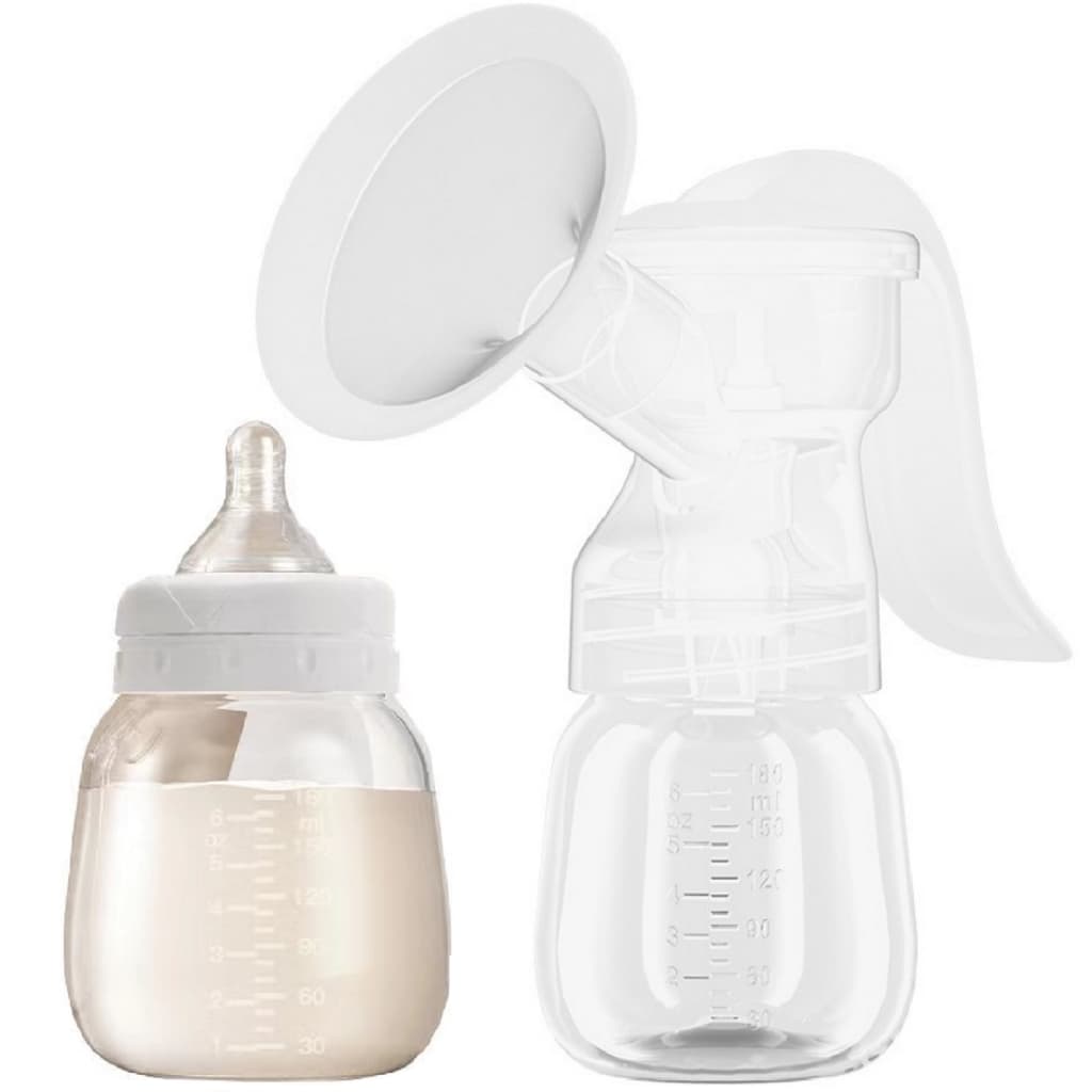 Bomba Tirar Leite Materno Manual Sucção Bebês Bombas Pós Parto 150ml