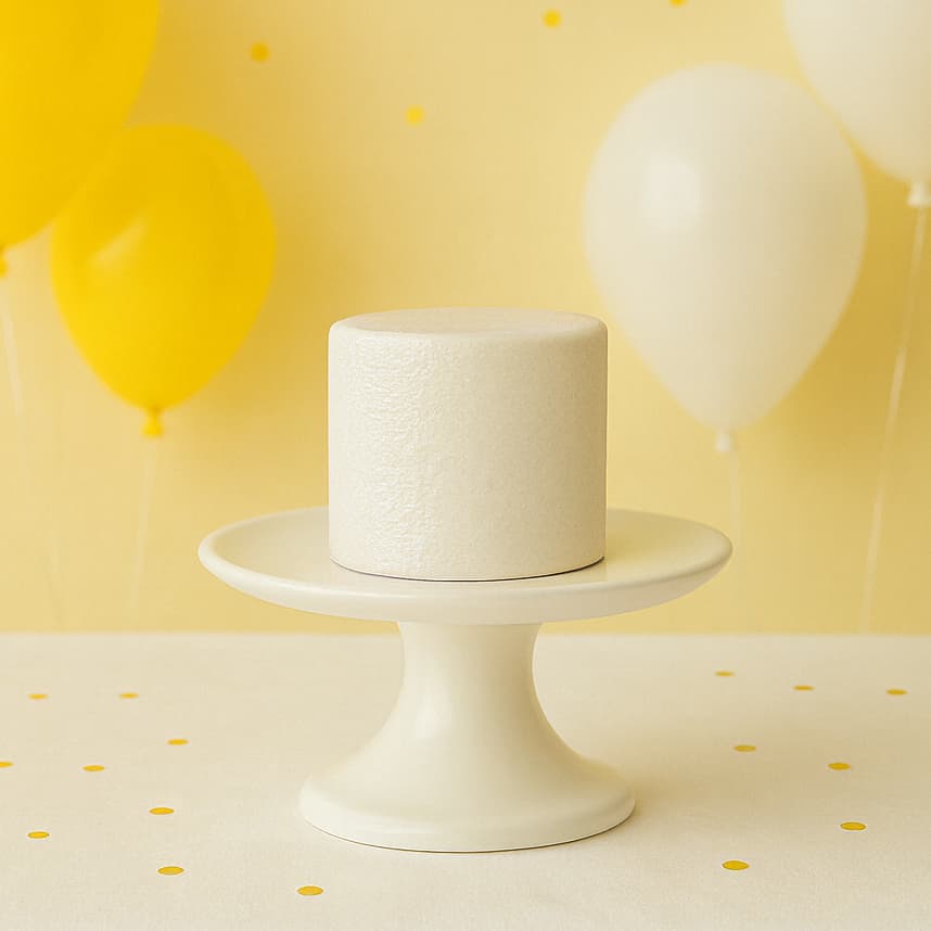 Bolo Fake Isopor Maciço Encapado Em Eva 15x10 Cm 1 Base