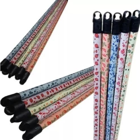 Kit com 10 Cabos 1,20cm Com Rosca Vassoura, Rodo, Pá de Lixo ou Lava Azulejo Esfregão Cabo Universal COR DE ESTOQUE