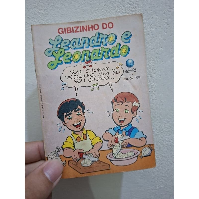 Revista Gibi Leandro e Leonardo (gibizinho) antigo vintage raridade Turma do Arrepio