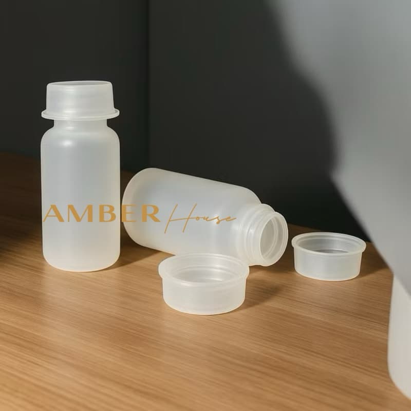 Frascos Flaconete Plástico 5ml Tampa De Pressão