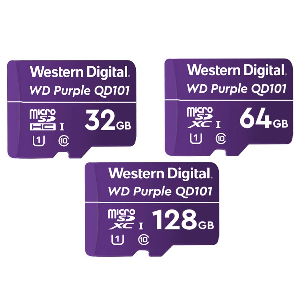 Cartão de Memória Micro SD P/ Segurança Eletrônica Western Digital Wd Purple