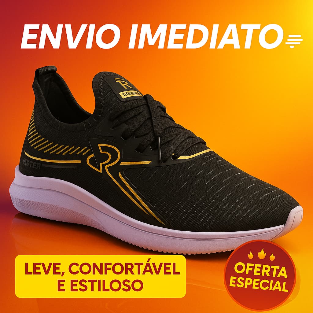 Tênis Unissex Esportivo – Leve, Flexível e Perfeito para Caminhada e Academia