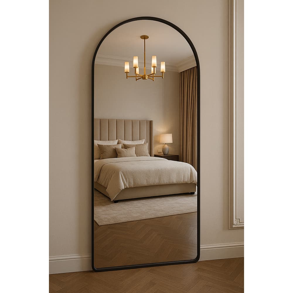 Espelho Janela E13 Moldura Em Alumínio 170cm x 70cm Grande Corpo Inteiro