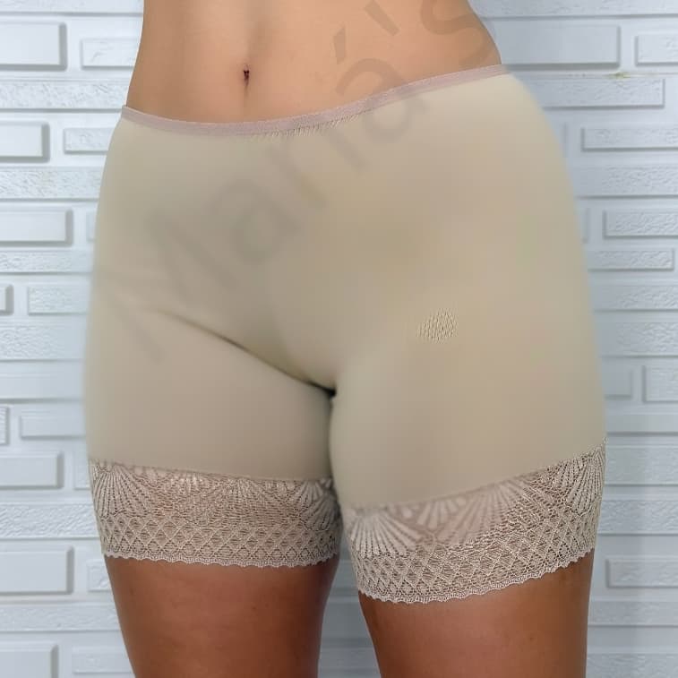 Short Anágua Renda Feminino Segunda Pele Delicada Confortável Não Marca Anagua