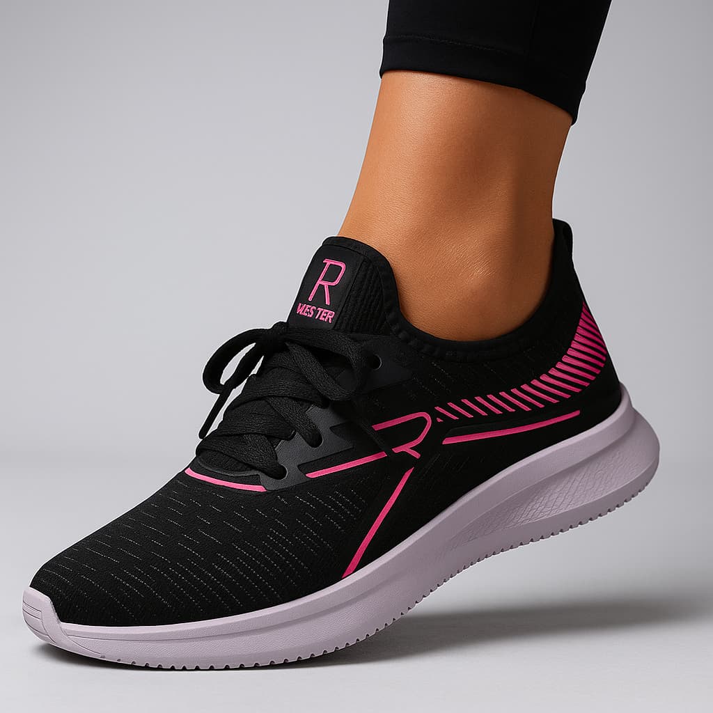 Tênis Unissex Leve e Flexível – Conforto Garantido para Caminhar e Treinar