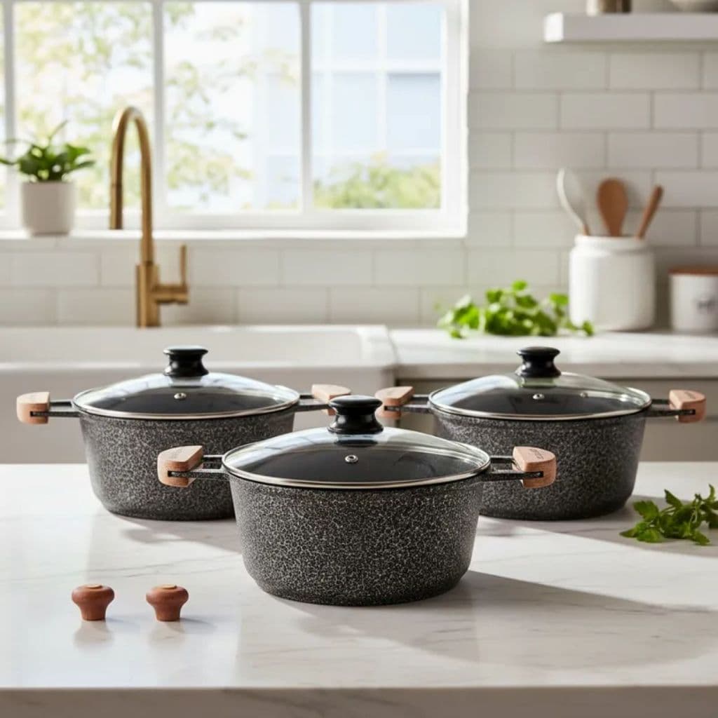 Panelas Cerâmica Antiaderrente 16 18 20 Não Precisa De Óleo