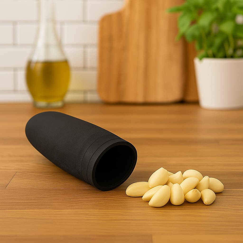 Descascador de Alho Sem Deixar Cheiro