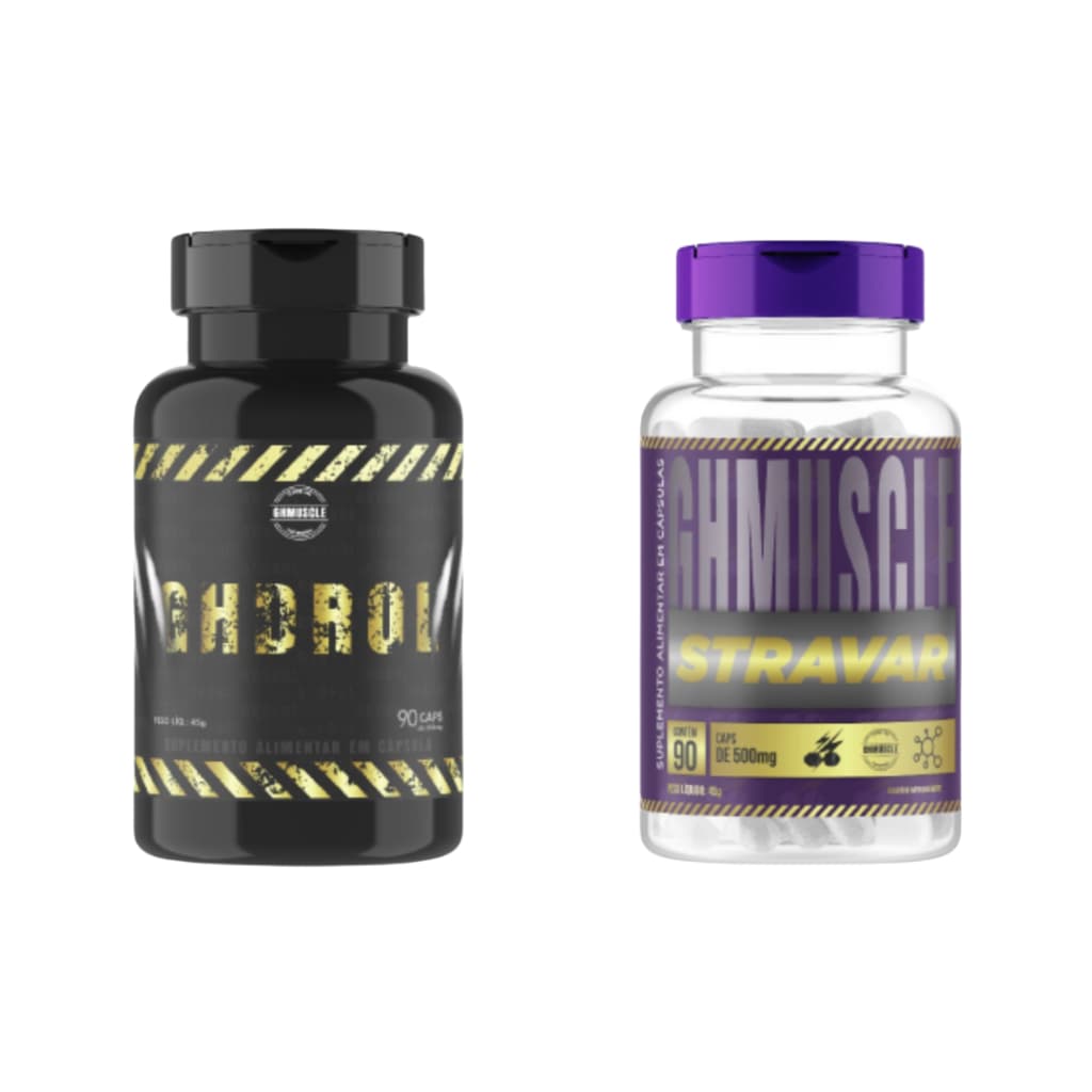 1 Ghdrol + 1 Stravar - Laboratório Ghmuscle