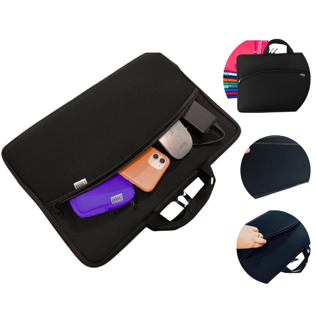 Capa Protetora  Pasta Maleta para NOTEBOOK Neoprene Slim MACBOOK 14.1"/15.6"/17.3"/13.3"/11.6"