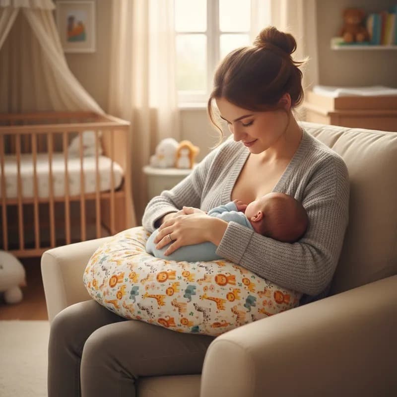 Almofada Para Amamentação Travesseiro Menino + Envio Rápido.