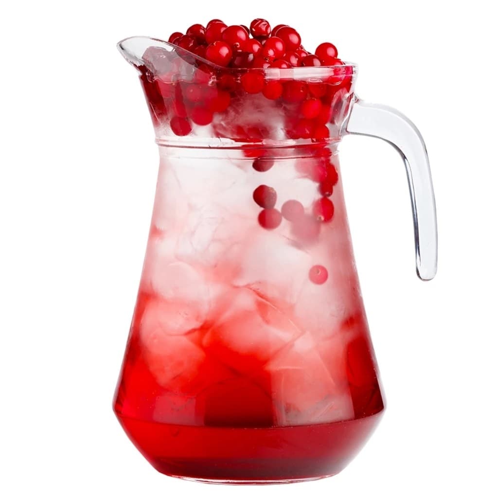 Jarra de Vidro 1800ML Alça Para Agua Sucos Drinks Bares Restaurantes Cozinha Almoço Jantar