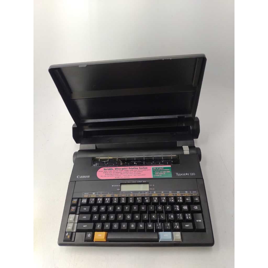 Máquina De Escrever Elétrica Canon Typestar 110.