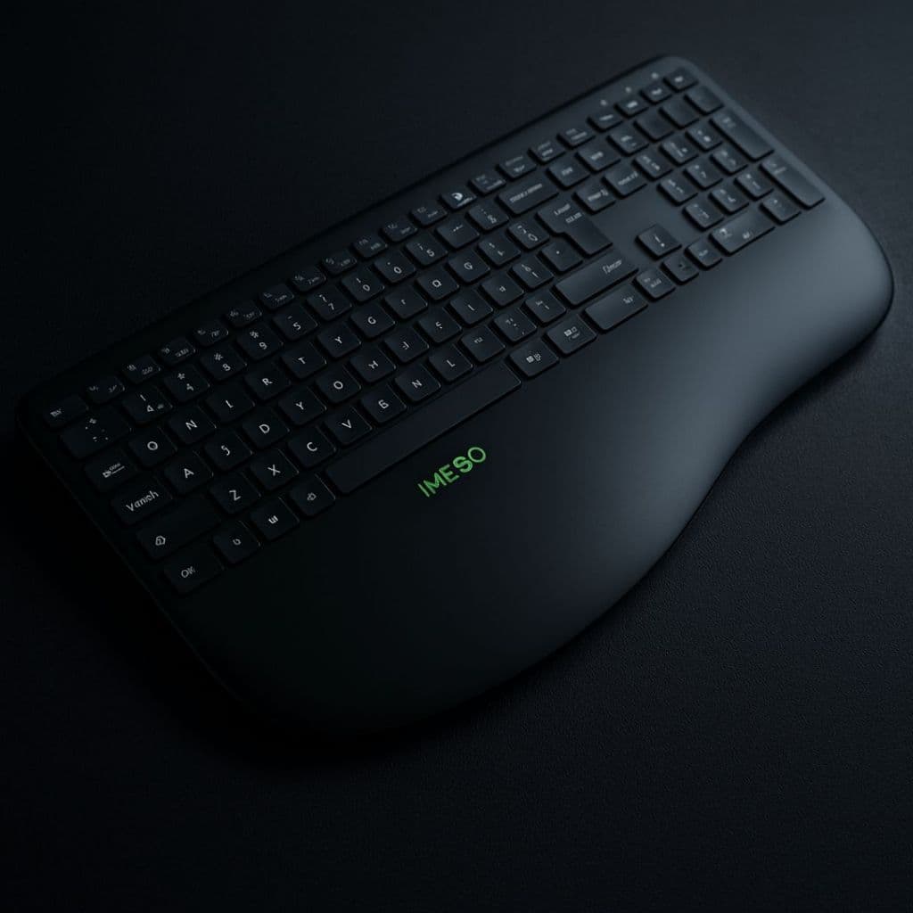 Teclado Sem Fio Compacto IMS949 Bluetooth Portátil – Silencioso, Recarregável e de Alta Precisão