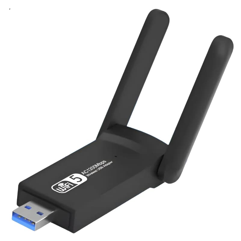 Novo Mini Adaptador Wireless Wi-fi Dual Band 2,4g 5g USB