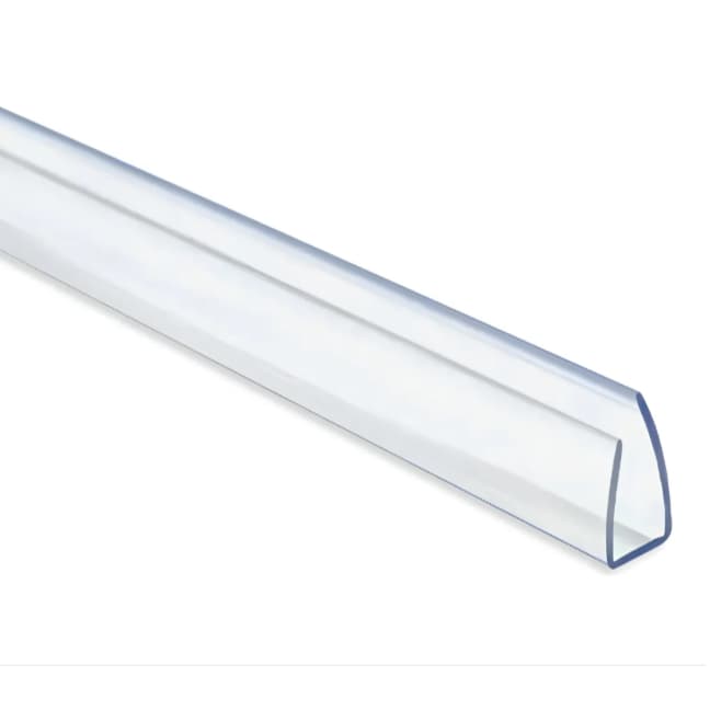 Perfil U Policarbonato 4mm E 6mm Acabamento Cristal 6 Metros