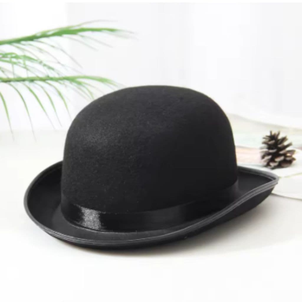 Chapéu Coco Charles Chaplin – Fantasia Retrô | Festa Temática | Acessório Vintage