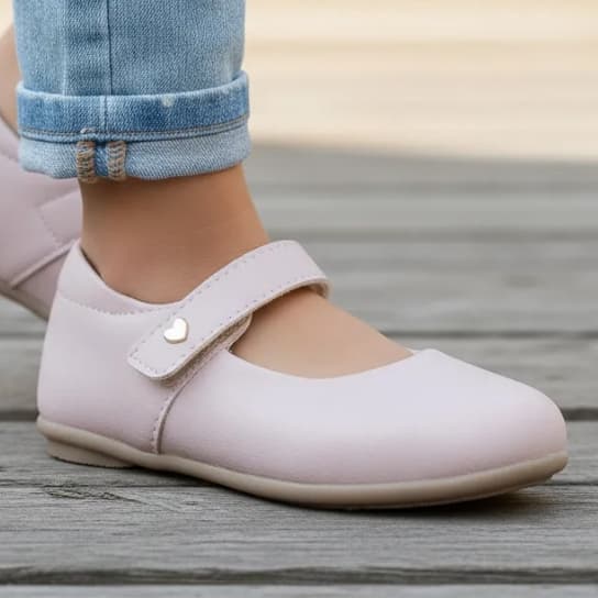 Sapatilha Infantil Love Menina Fashion Moda Feminino Festa Casamento Básico Fashion Bloguerinha