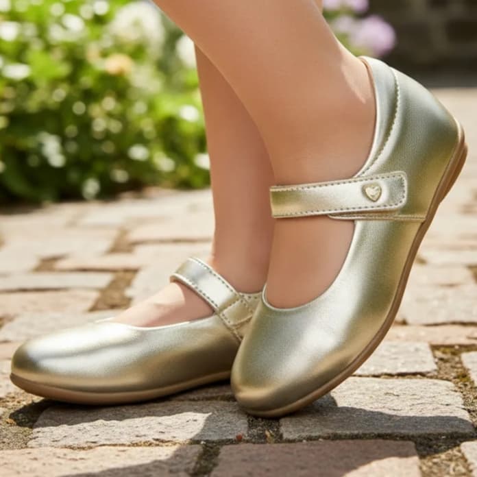 Sapatilha Infantil Love Menina Fashion Moda Feminino Festa Casamento Básico Fashion Bloguerinha