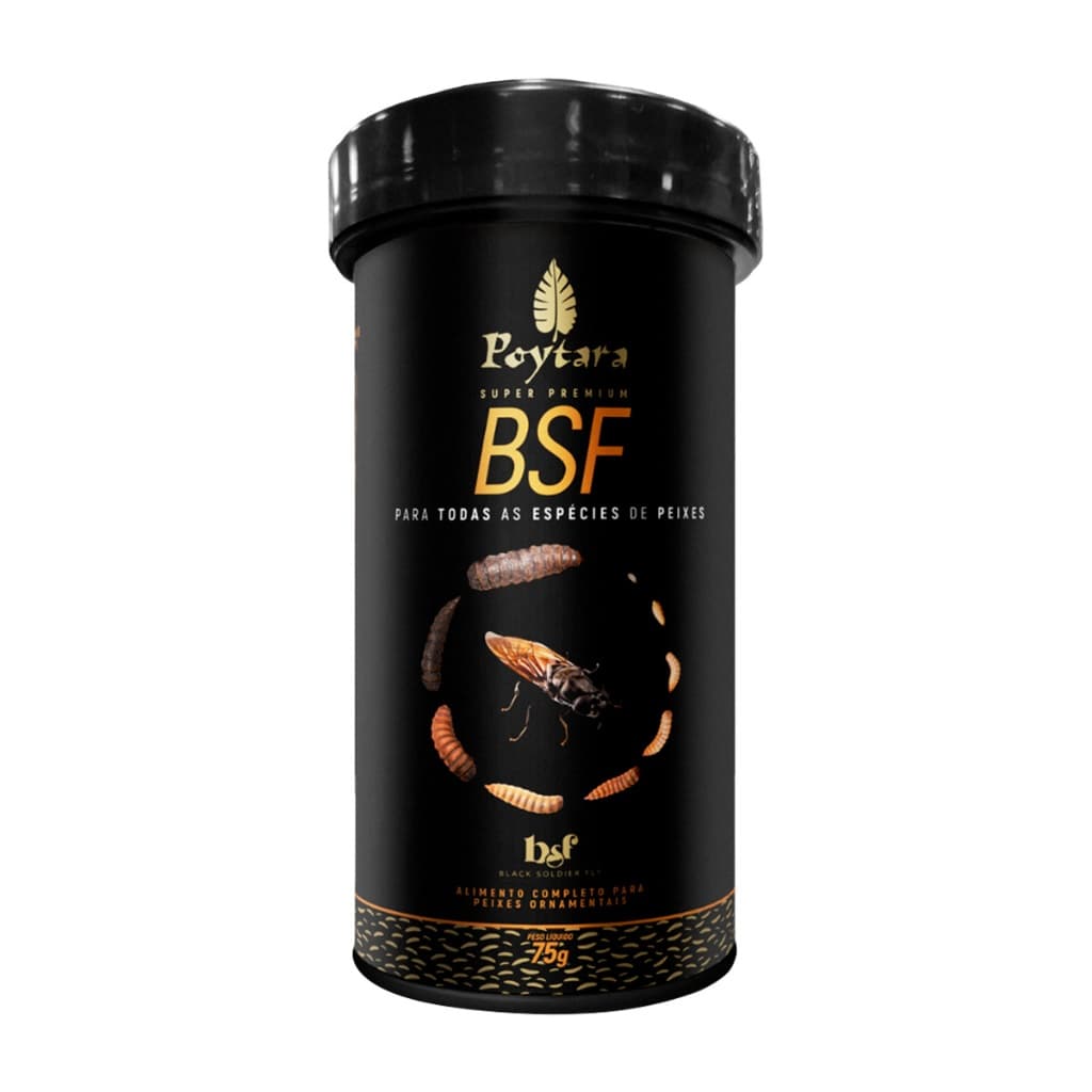 Ração Proteína Sustentável Poytara BSF Black Soldier Fly 75g