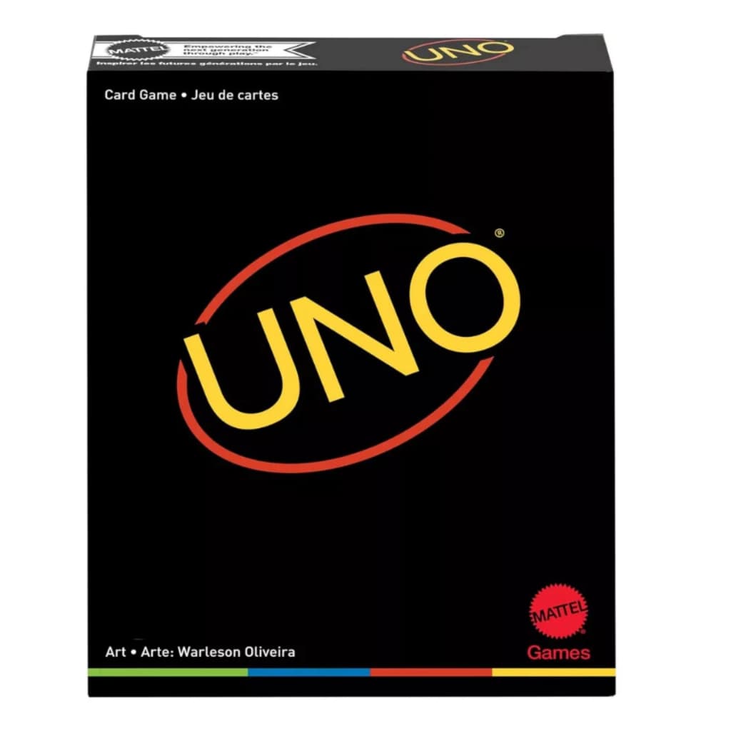 UNO Preto Minimalista Edição Limitada Design Exclusivo e Clássico -  Mattel