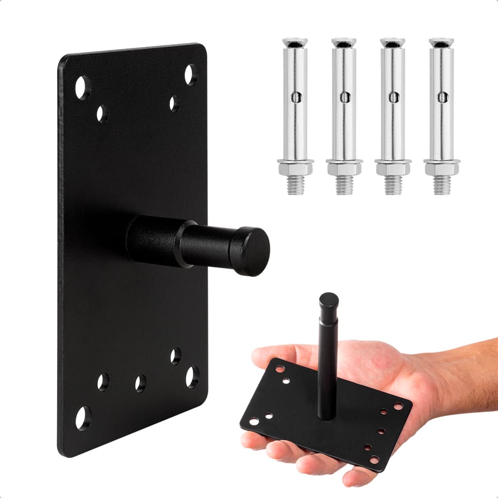 Suporte Fixo de Parede ou Teto para Estúdio Profissional Pino 5/8 Escolha 4,5cm ou 14,5cm