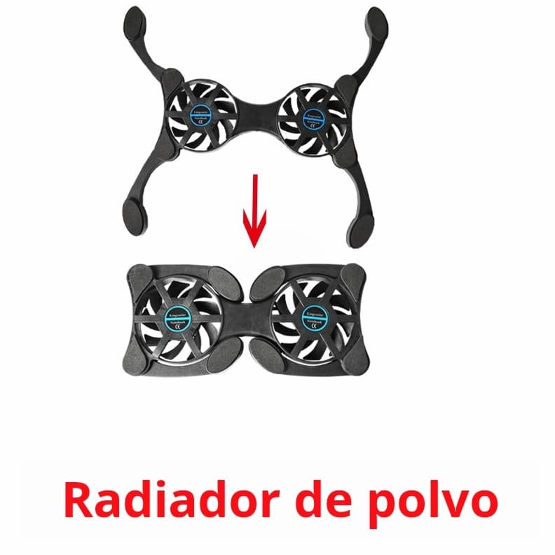 Suporte Base Notebook Com Cooler De Ventilação Dissipador De Calor