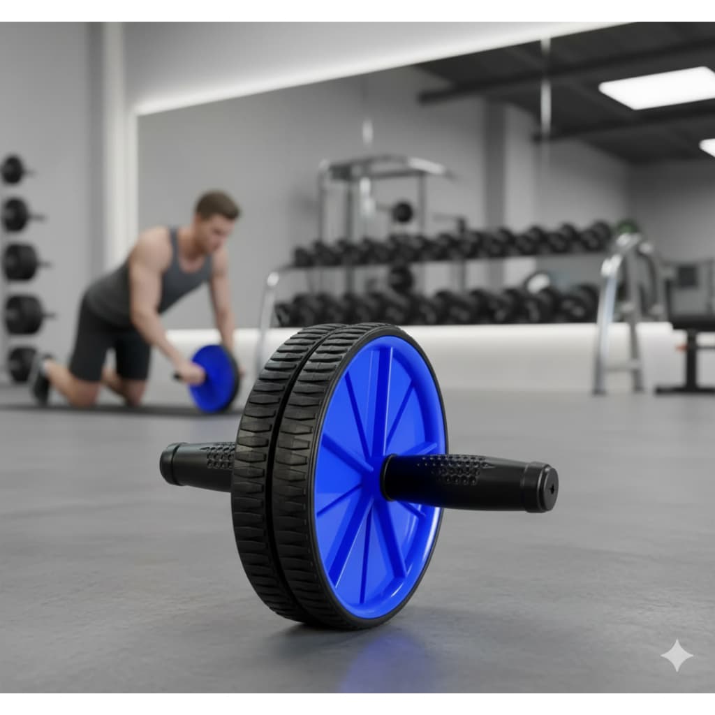 Roda Abdominal AB Wheel para Treino exercicio academia