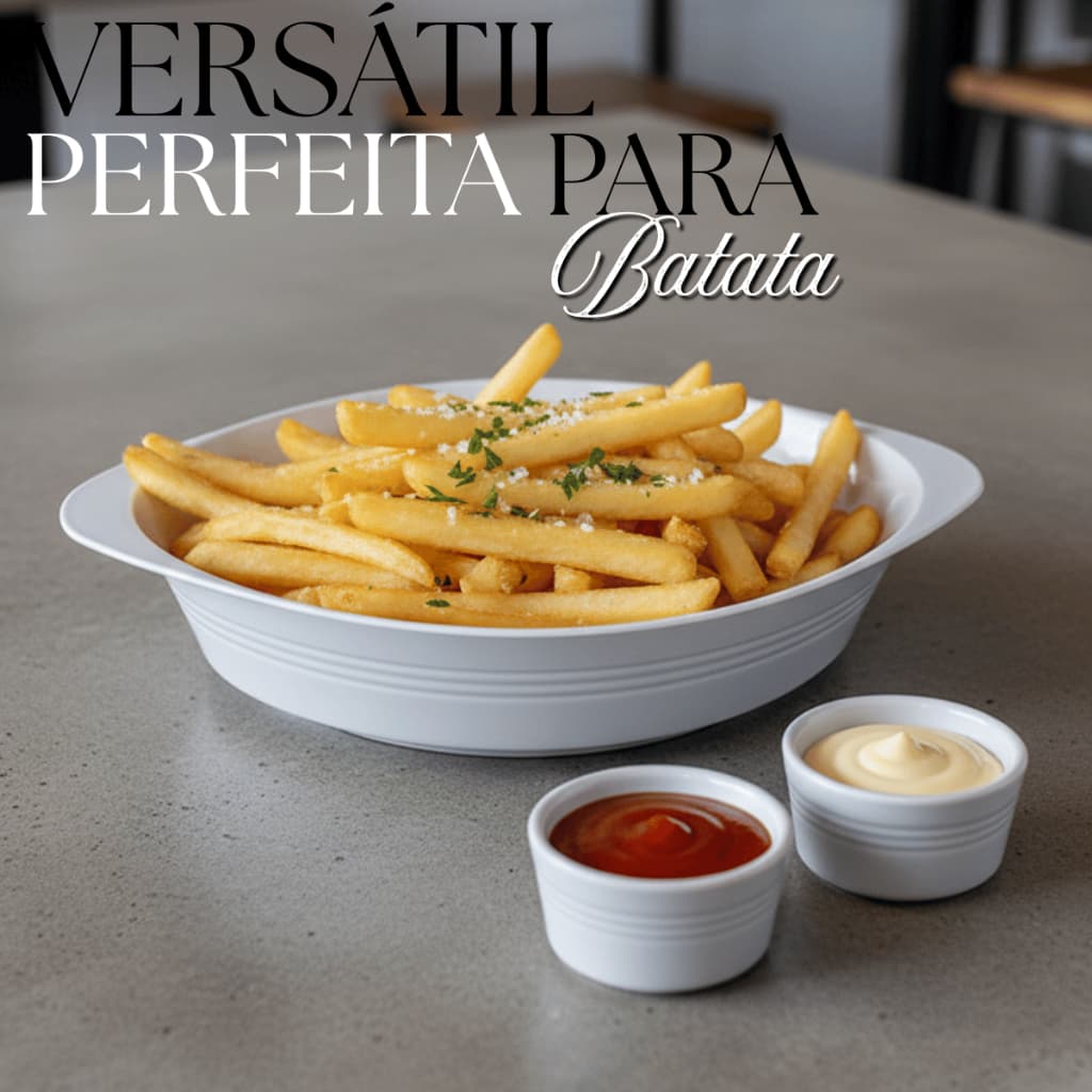 Kit 20 Vasilhas Para Petiscos Barquinha Tigela Bowl Cumbuca Servir Salgadinhos Caldos Sopas Salada