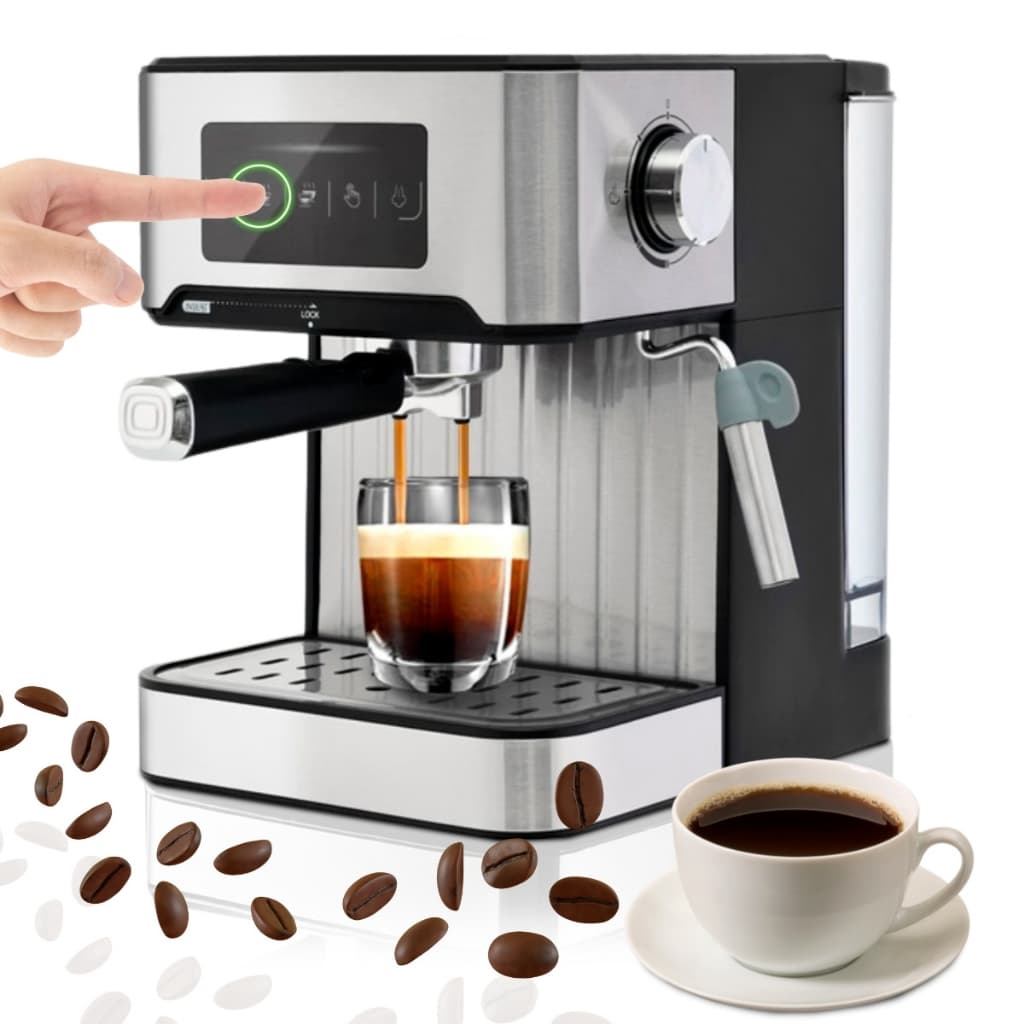 Máquina de Café Expresso Sunchan 1,6L Inox Automática