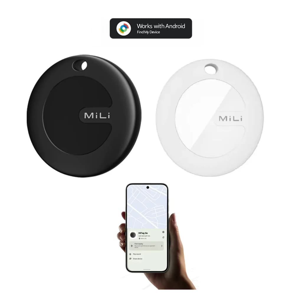 Rastreador AirTag MiLi Localizador GPS Mala Carro Moto Pet Android Sem Limite de Distância