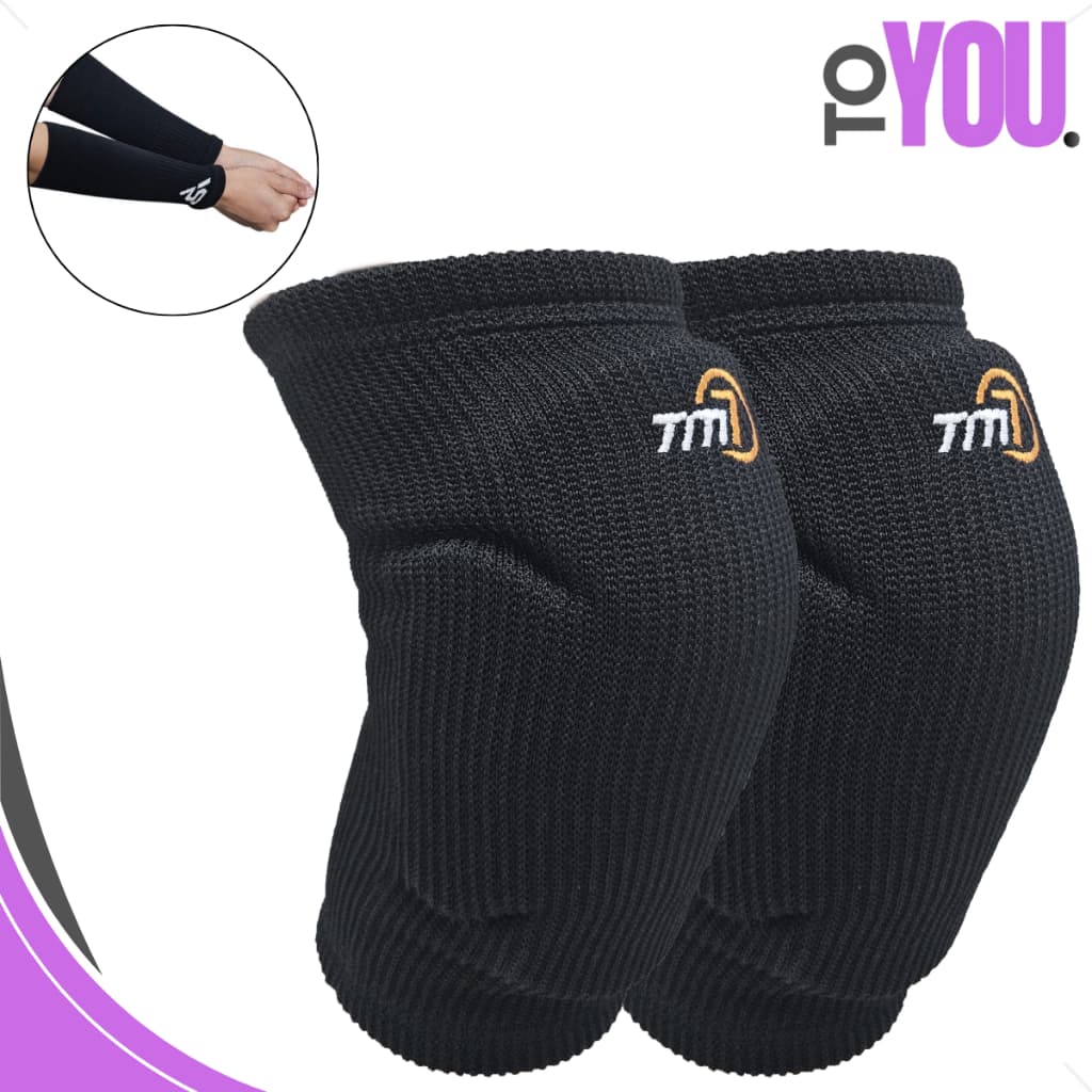 Joelheira Volei Profissional Tm7 + Maguito Premium Original Envio Imediato