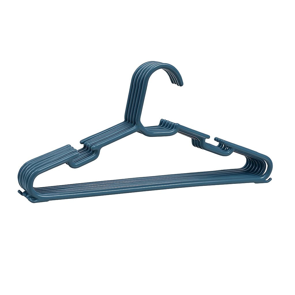 Kit Cabides Para Roupas Preto Acrilico Adulto Criança Colorido Premium Cristal Reforçado ATACADO