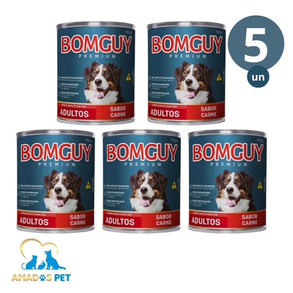 KIT  BOMGUY PATÊ PREMIUM SABOR CARNE 280G - RAÇÃO ÚMIDA PARA CÃES - FVO